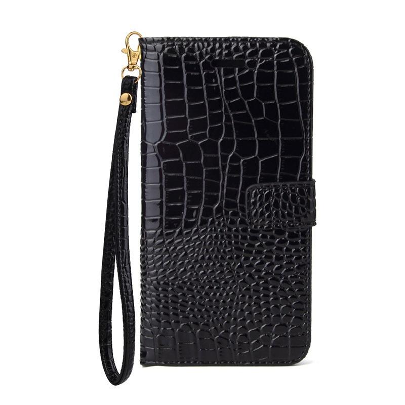 Suitable For IPhone 16 Crocodile Pattern 15PRO Phone Case Wallet S24 Phone Protection Leather Case
