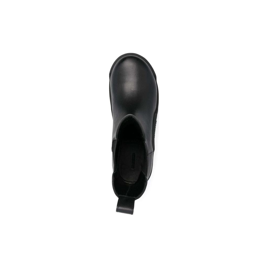 Balenciaga Chelsea Bulldozer 80mm Boots Black Matte Calkskin Men's 693968WBCQ01000