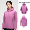Women's & Men's Lightweight Breathable Windproof Soft Shell Hooded Jacket for Spring/Autumn Hiking & Mountaineering