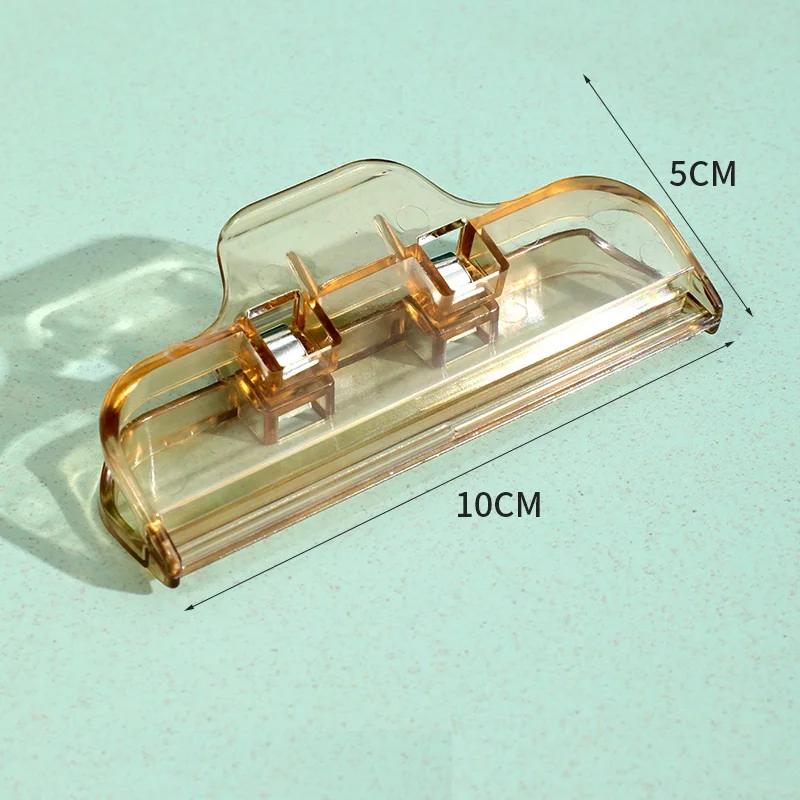 

Food Bags Clip Closure Farm Plastic Bag Sealing Mini Gadget Kitchen Items Accessories Tweezers Powder Tea Food Storage