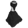 Car Speed 6 Gear Shift Knob White Lettering Ergonomic Replacement For A6 C6 20042011 Lhd Silver