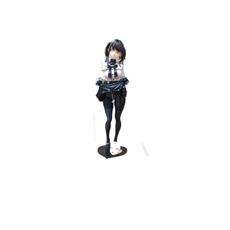 Anime Figure 1/6 Scale Kurokawa Miwa Uniform Style Standing Statue With Replaceable Head PC Case Decoration For Anime Fans