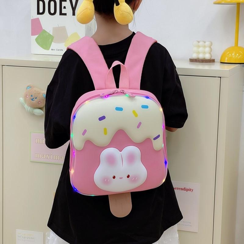 Trendy Childrens School Bag Pvc Durable Kids Backpack With Soft Shoulder Straps For Preschool