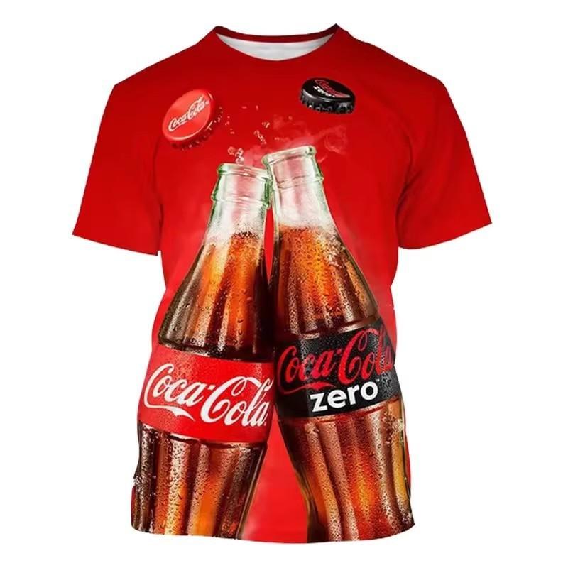 3D Digital Printing T-Shirt Teen Men's Short Sleeve Top Versatile Breathable