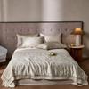 2026 Tencel Digital Print Silk Fill Quilt With Hollow Design Pillowcase Pair Modern Minimalist Air-Conditioned Bedding