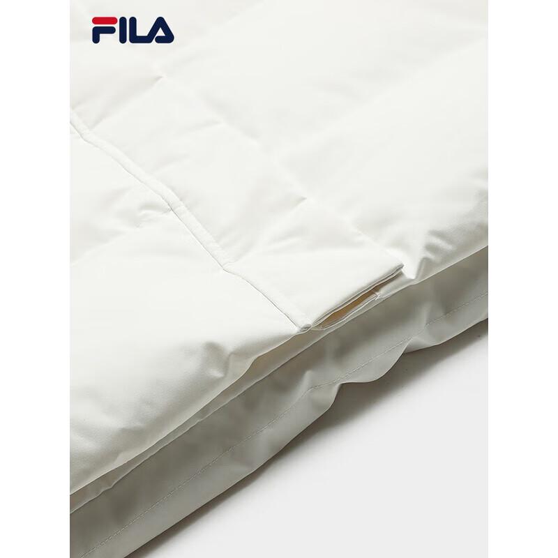 FILA Women's 2025 Winter Casual Loose Hooded Long Down Jacket