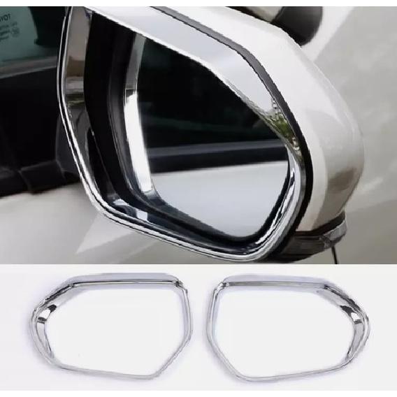 For Toyota Camry 2018-2024 Chrome Rearview Mirror Rain Eyebrow Cover