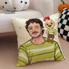 Hot Actor P-Pedro Pascal Cushion Cover Linen Pillow Case Soft Breathable Protective Couch Room Decoration