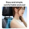 Safe Structure Bladeless Car Fan Portable Design Automobile Cooling Fan Headrest Fan  Road Trips
