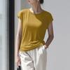 T-Shirt Damen Vielseitig Sommer Lässig Große Größe Locker Rundhals Pullover Kurzärmelige Oberteile