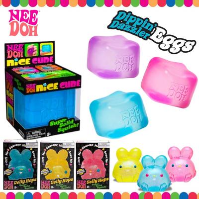 Needoh New Golden Egg Treasure Hunt Toy With Squishy Surprise Stress Easing Squeeze Kids' Easter Party Toy For Kids Adults Children's Birthday Gift