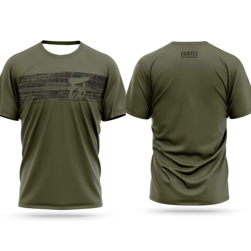 New Summer Quick-Dry Mens T shirt Fighting Suit Fairtex Printed Sports Comfortable and Breathable Loose Short Sleeve Womens Tops