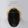 PU Leather Middle-aged Elderly Duck Tongue Hat Short Brim Flat Visor Cap Newsboy Flat Cap  Autumn