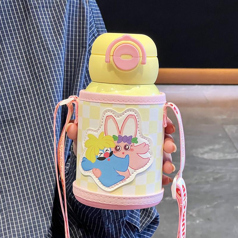 Kids Insulated Water Container With Large Volume And Portable Design For School And Picnic