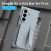 Wristband Foldable Stand Hinge Funda for Samsung Galaxy Z Tri Fold Z TriFold Case Front Glass Lens Protect PC Plastic Cover Capa