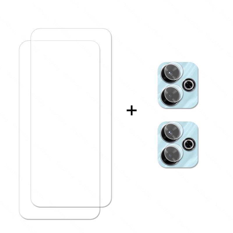 For Xiaomi Redmi 13 Glass Redmi 13 Tempered Glass Phone Screen Protector Tempered Film 9D Camera Film Xiaomi Redmi 13 Glass