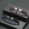 Progressive Bifocal Sun Reading Glasses For Middle-Aged Frameless Presbyopia Glasses Fashionable Prescription Eyeglasses Diopter