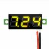 1 stk DC 2,5-30V Testverktøy Mini LED-skjerm 3-sifret Måler Spenning Voltmeter Voltameter Panelmeter