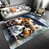 Guinea pigs sharing umbrella rain carpet Yoga living room room decor children's crawling mat doormat area rug games mat