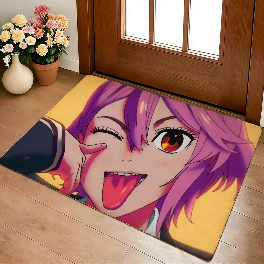 Anime Hot D-DandadanS Floor Mat Cozy Flannel Soft Thick Non-Slip Mat For Living Room Bedroom Kitchen Decor Rugs