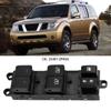 Front Left Power Window Master Control Switch Fit for Nissan Pathfinder 20072012 25401ZP80A