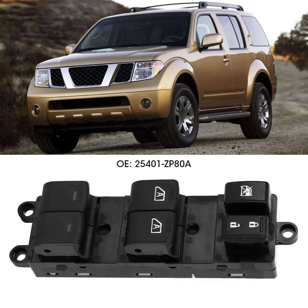 Front Left Power Window Master Control Switch Fit for Nissan Pathfinder 20072012 25401ZP80A