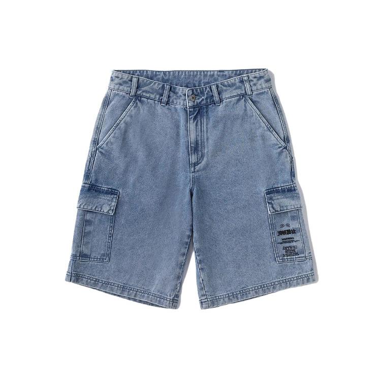 Li Ning x Disney Denim Shorts Men s Blue AJSR007-1 M
