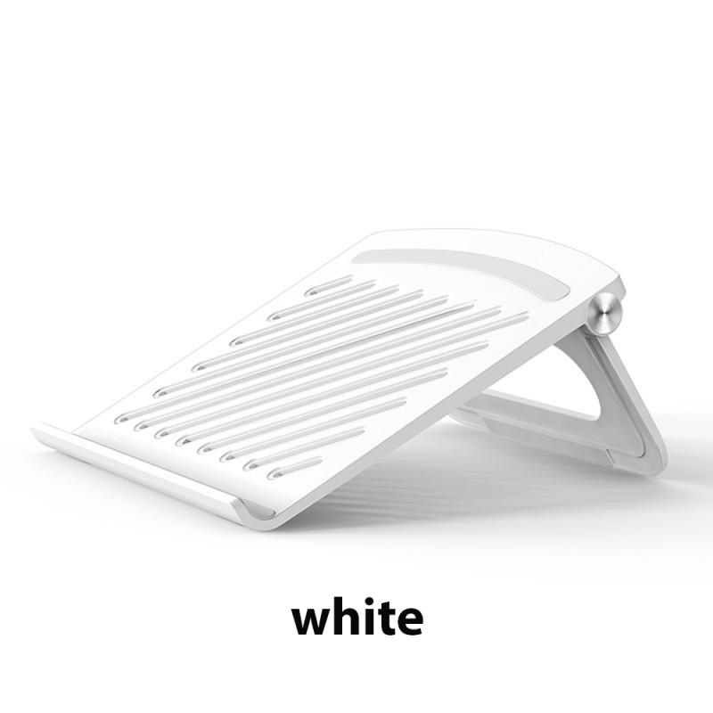 

Laptop stand Adjustable Foldable Portable Desktop Cooling Bracket Support Base Compatible With Inches For Macbook Air Pro белый