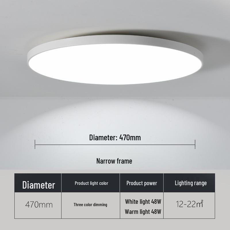 Ultradünne wasserdichte LED-Deckenleuchte für Badezimmer, Balkon, Schlafzimmer, Küche und Flur.