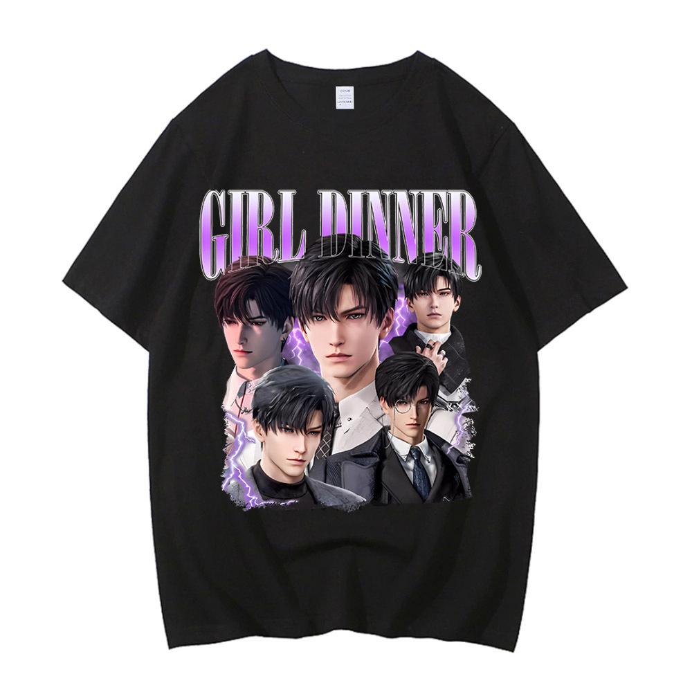 Love And Deepspace T-shirt Cotton High Quality men Colorful graphic Psychedelic t-shirt Comfortable Graphic University Retro Y2k