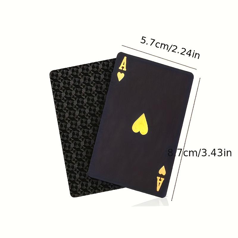 Gold Silver Waterproof Playing Cards Plastic Playing Cards Deck of Playing Cards Magic Playing Cards Christmas Gifts One Pair