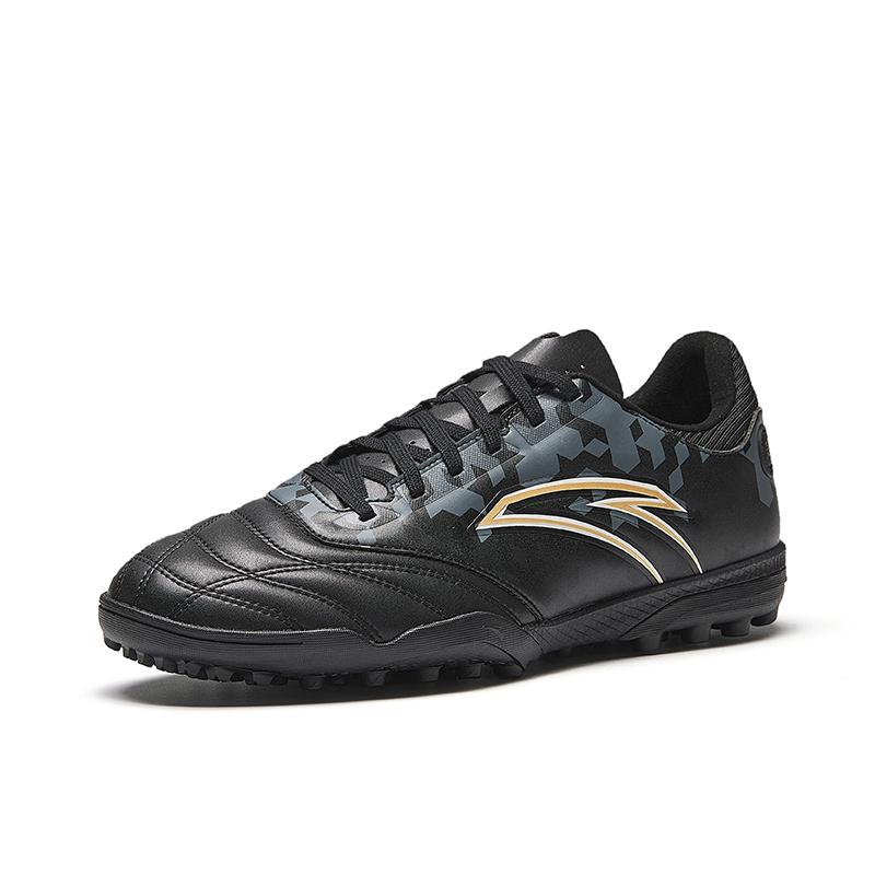 Anta Professional Training TF (Rubber Studs) Wear-Resistant Non-Slip Soccer Shoes Men Soccer Shoes Black Gray 412511121-2