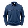 Polo Shirt For Men Polyester Long Sleeve Casual Fashion Urban Style For Spring Autumn