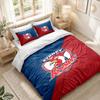 Bedding Set 1 Duvet Cover 2 Pillowcases Sydney Roosters Print Bedroom Home Decoration