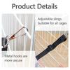 Suspended Cat Cage Hammock Pet Hanging Bed Breathable Mesh Cozy Kitten Hamster Sleeping House for Small Animal Guinea Pig Indoor