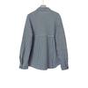 2026 Elegant Women Vertical Striped Pattern Loose Long Sleeve Shirt Spring Office Casual Blouse Autumn Fashion Simple New Vacation Tops