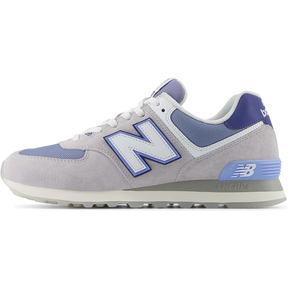 New Balance ML574 Unisex Sneakers Gray 22.5 cm Classic Design Comfortable Footwear