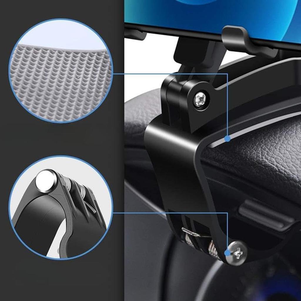 Magnetic Car Phone Holder Car Navigation Any Angle Bend And Rotate Wireless Charging