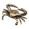 Crab Figurines Statue Sculpture Antique Craftsmanship Brass