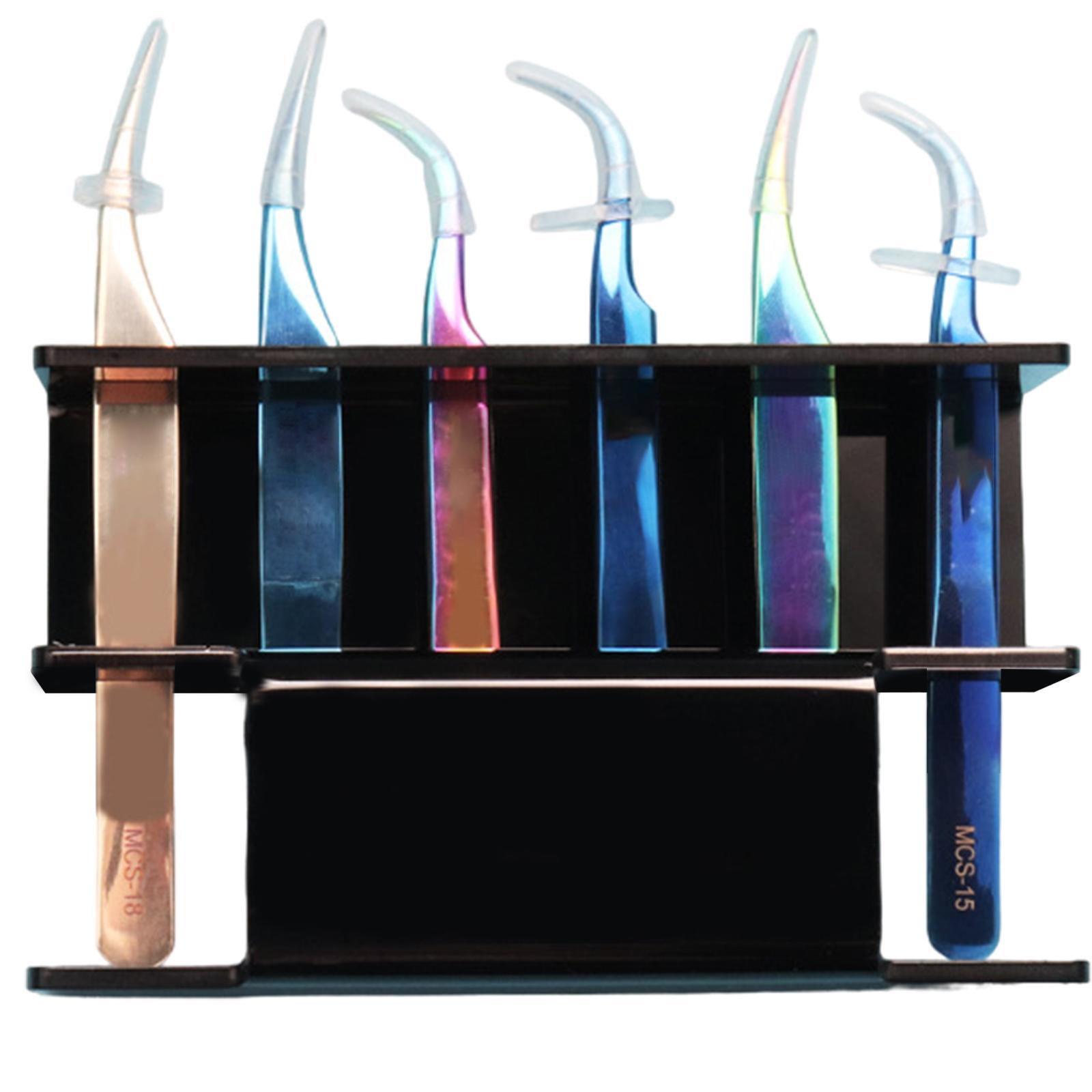 

Элегантная акриловая подставка для инструментов для наращивания ресниц. Демонстрируйте свою коллекцию для салонного и домашнего использования. 4