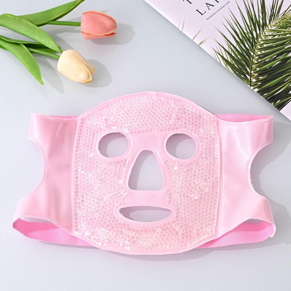 Adjustable Straps Cooling Sleep Mask Gel Beads Eye Mask  Reduce Eye Face Puffiness