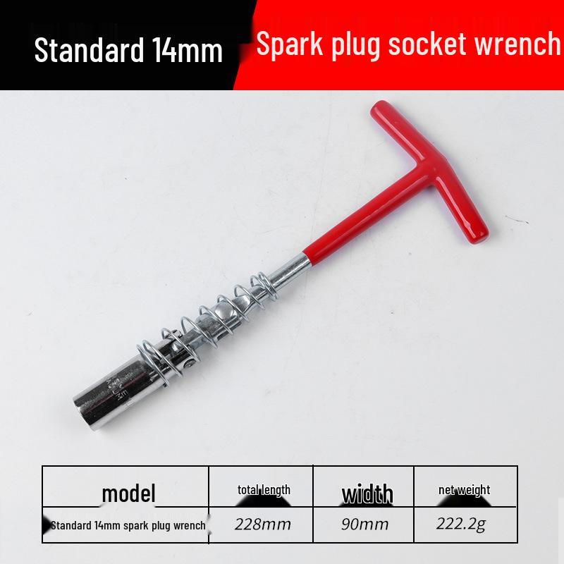 Universal Joint Spark Plug Wrench Extension for Removal and Installation