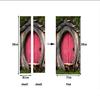 3D Tree Hole Wooden Door Door Sticker Self Adhesive Wallpaper  DIY Renovation Waterproof Poster Bedroom