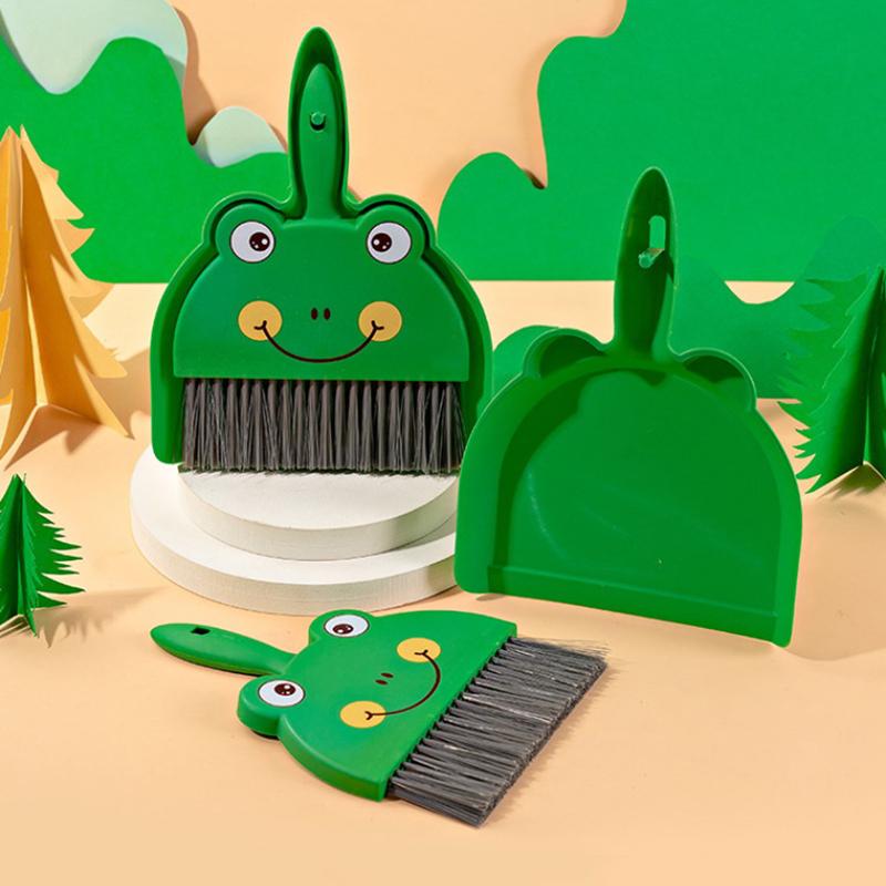 Small Broom Dustpan Set Household Desk Cleaning Desk Cleaning Garbage Shovel Pet Children Mini Broom Broom