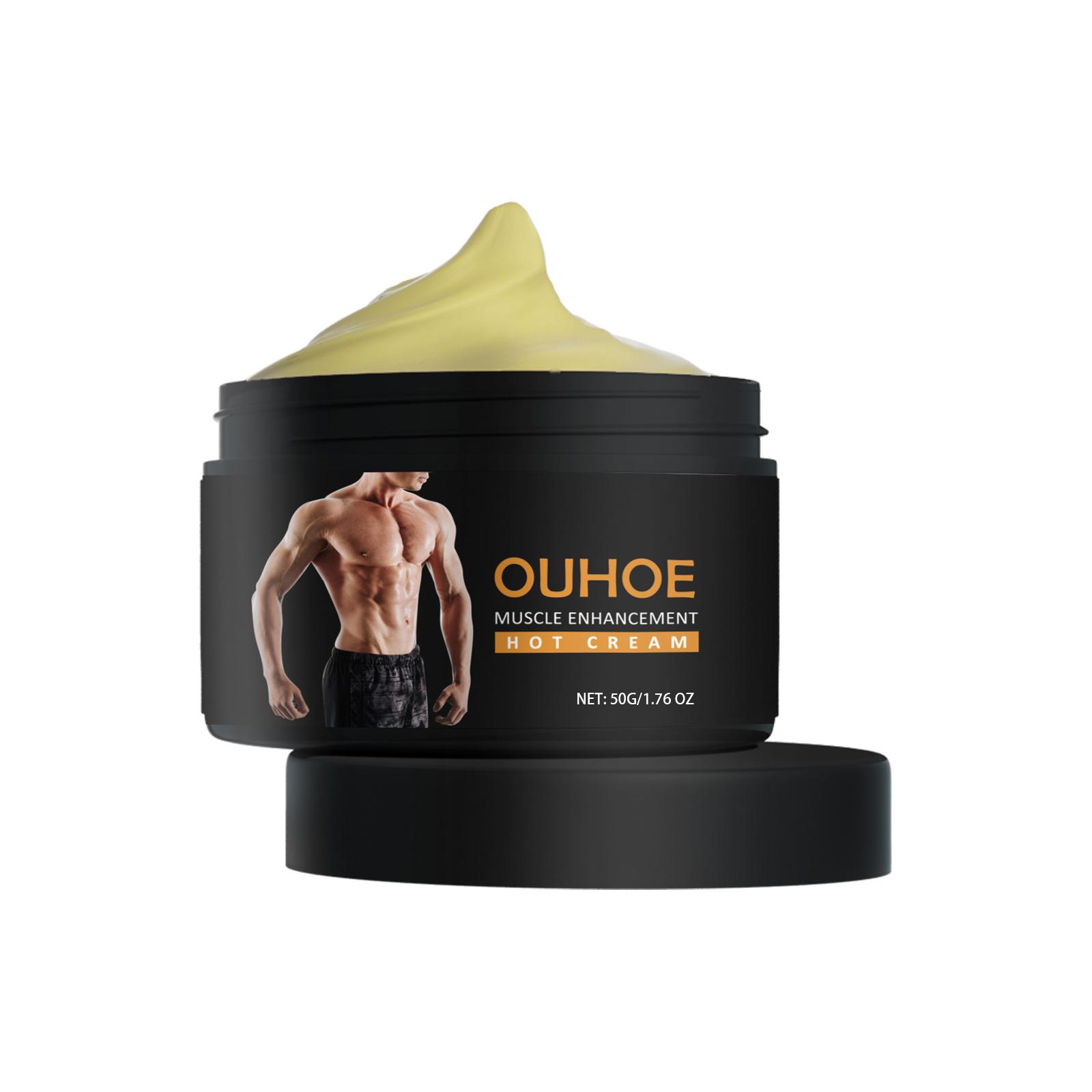 OUHOE abdominal Muscle Massage cream men s muscle Line firming Belly Abdomen Chest Skin Moisturizing Care Cream