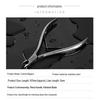 D07 Stainless Steel Cuticle Scissors & Nail Clippers Set - Oblique Mouth for Salon-Quality Nail Care