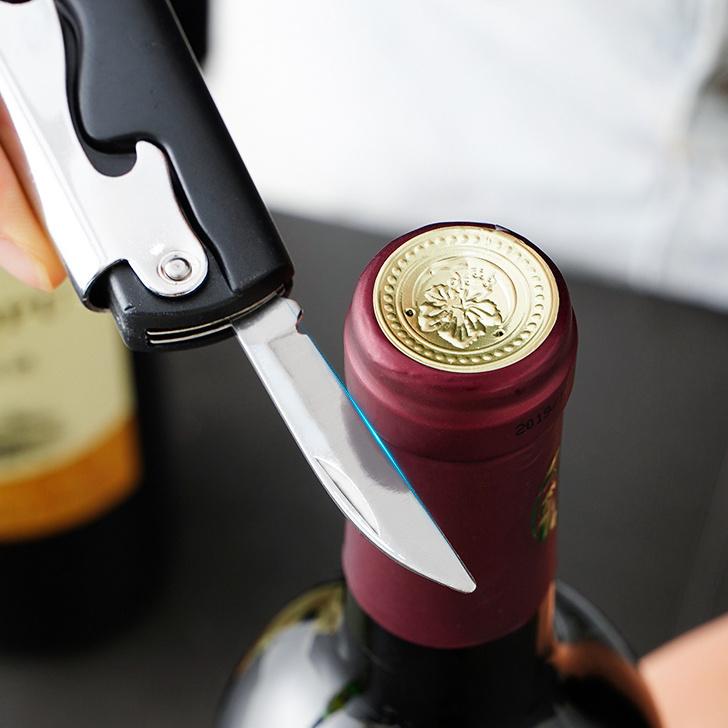 Multifunktionaler Flaschenöffner, kreativer Wein- und Bierflaschenöffner, 4-in-1-Weinöffner, Seepferdchen-Flaschenöffner, magische Waffe