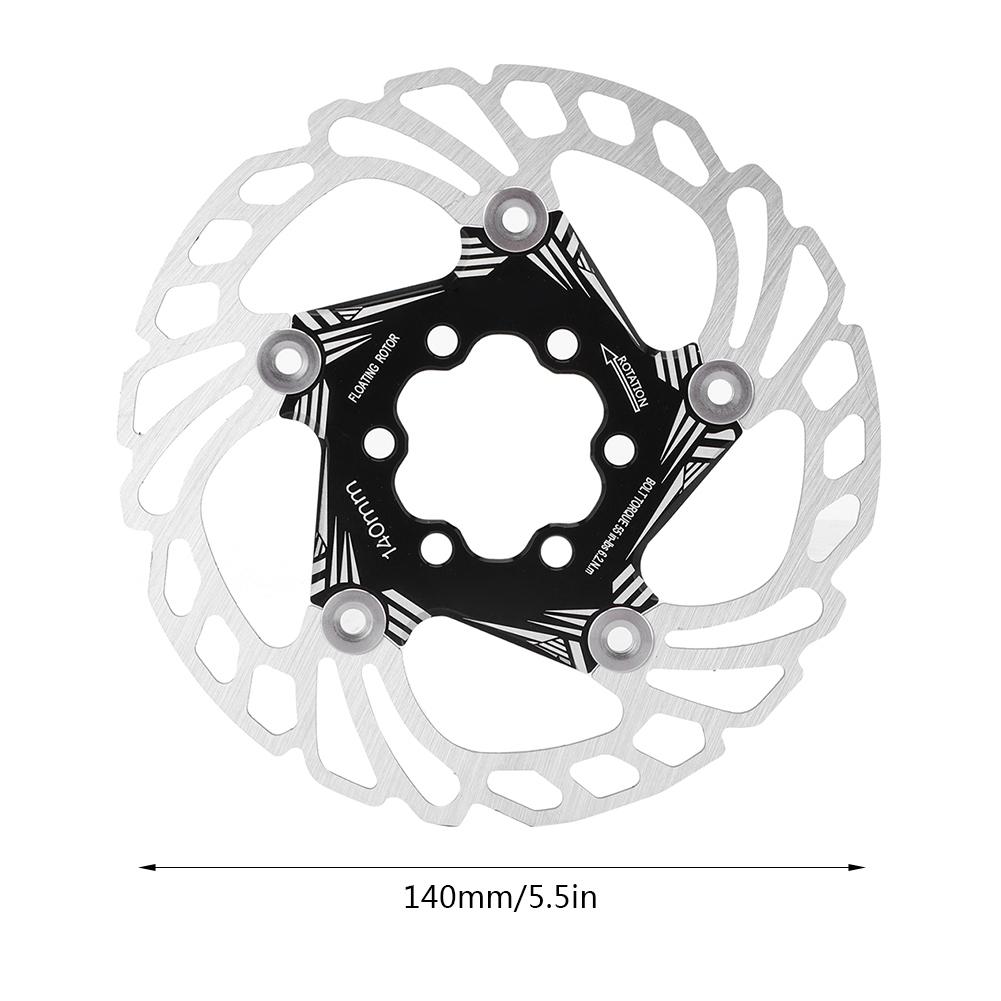 Mountain Bike Brake Disc Floating Cooling Rotors 5 Stud 140mm Cycling Accessory