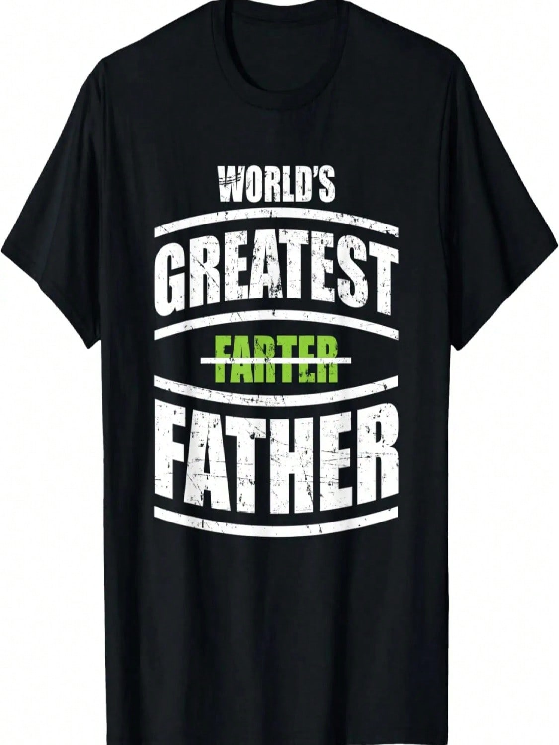 Смешная футболка для папы «Лучший в мире пердун» S разноцветный