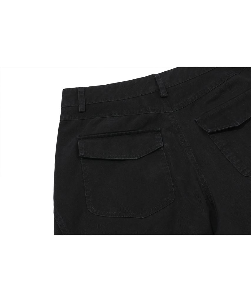CPGN STUDIO Bermuda Cargo Cutout Pants Black